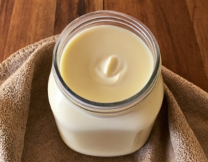 How do you make breastmilk lotion?