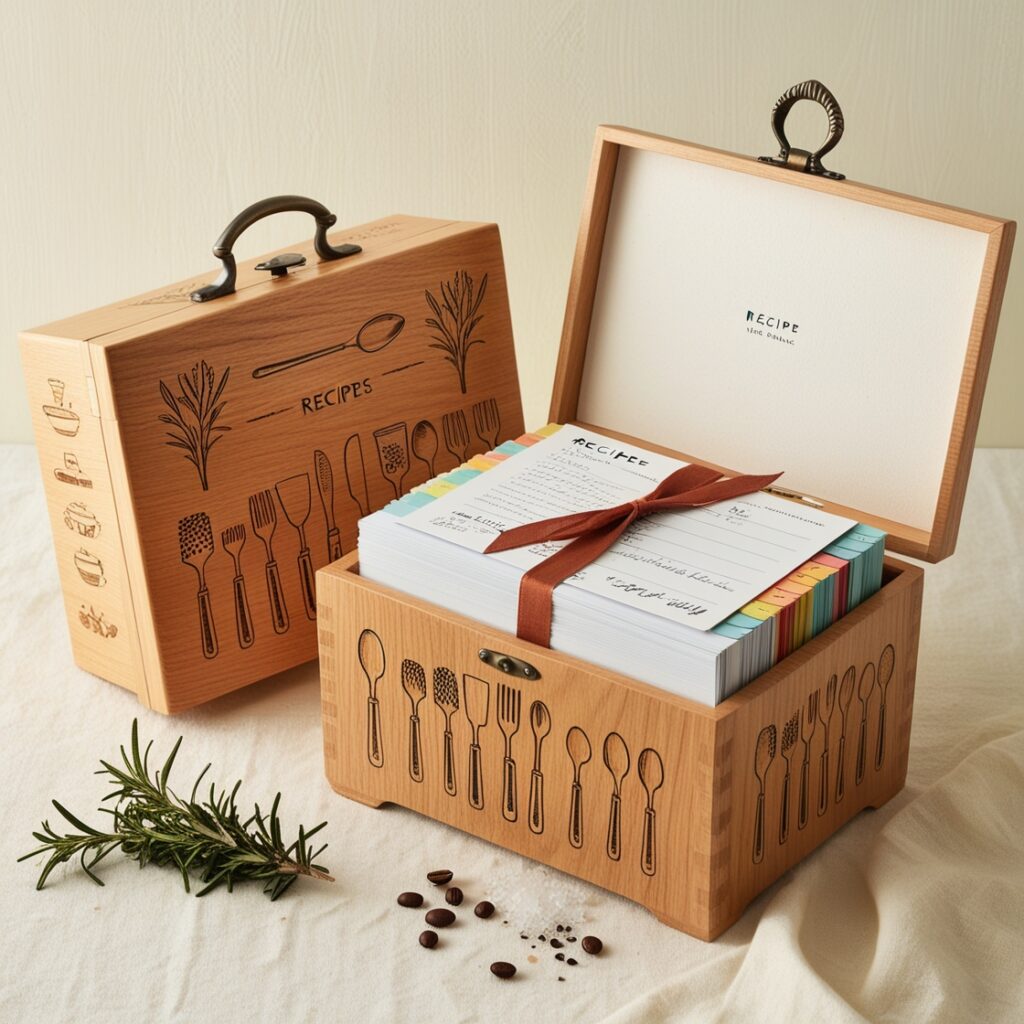 Personalized recipe box