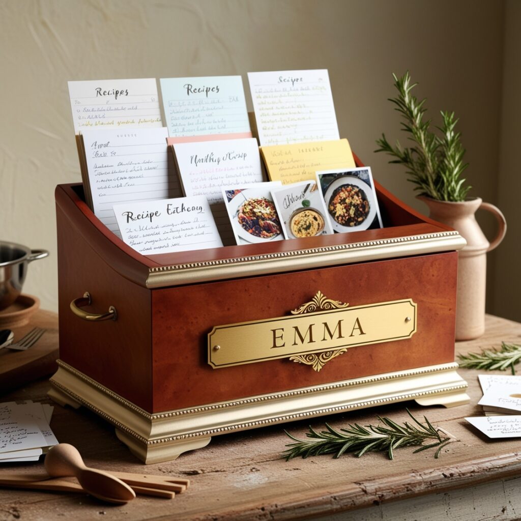 How do I organize my recipe box?