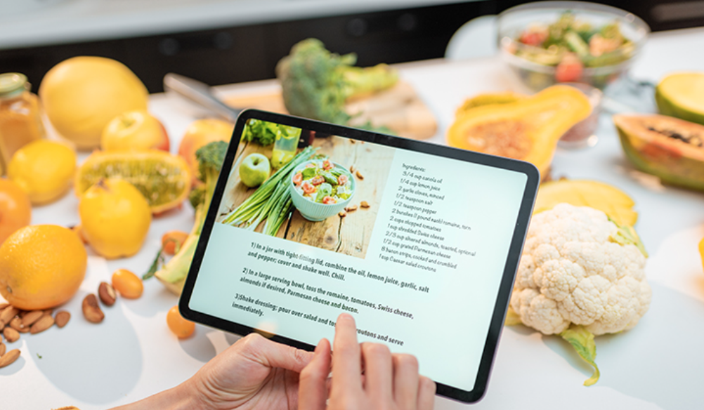 How to make a digital recipe book