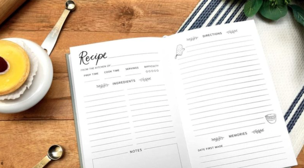 How do you start a cooking journal?