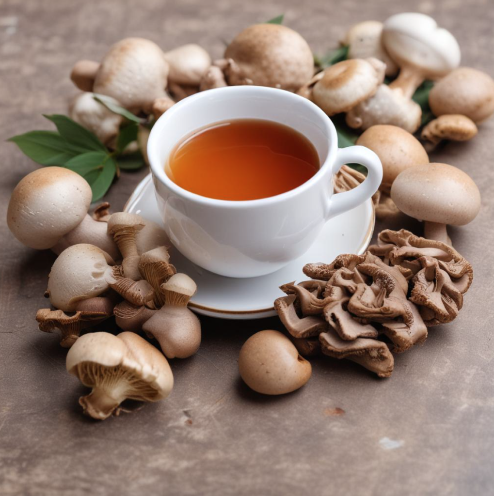 Does mushroom tea lower blood pressure?