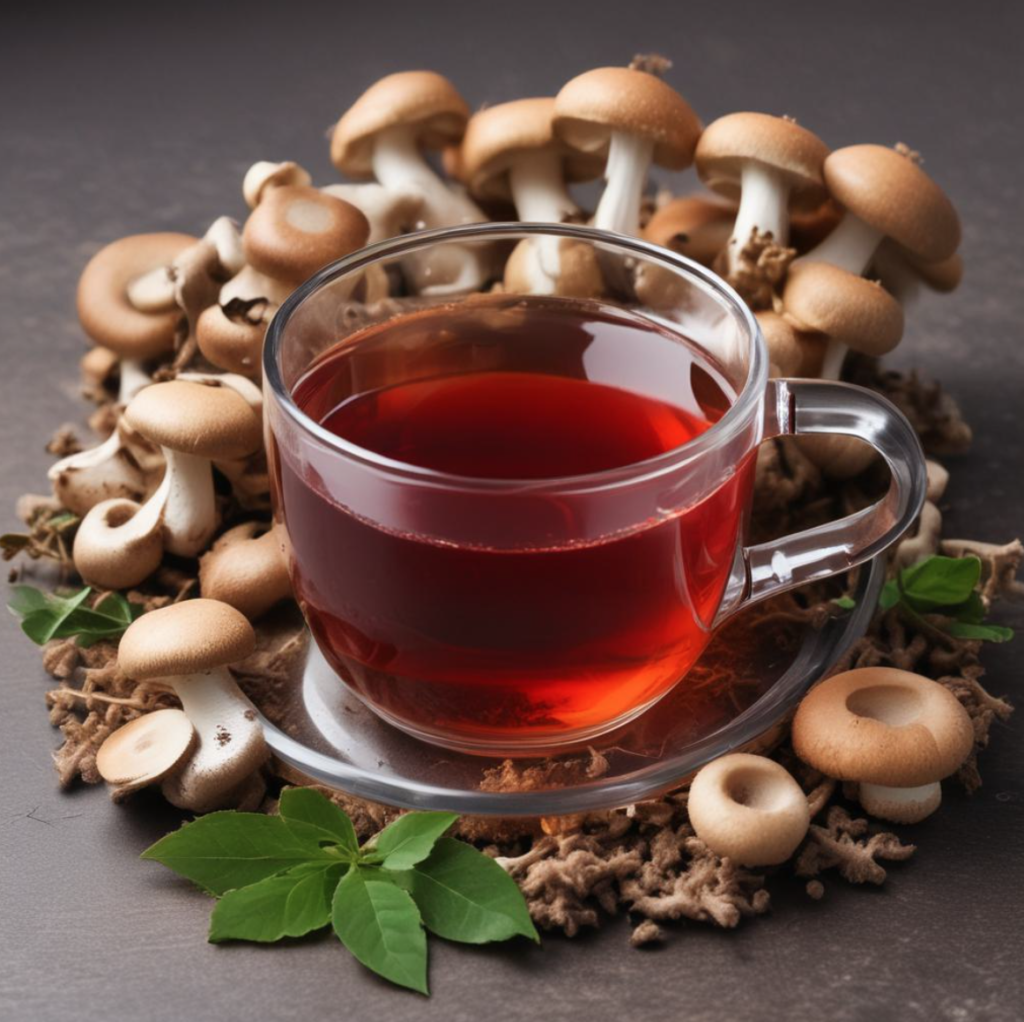 Does mushroom tea lower blood pressure?