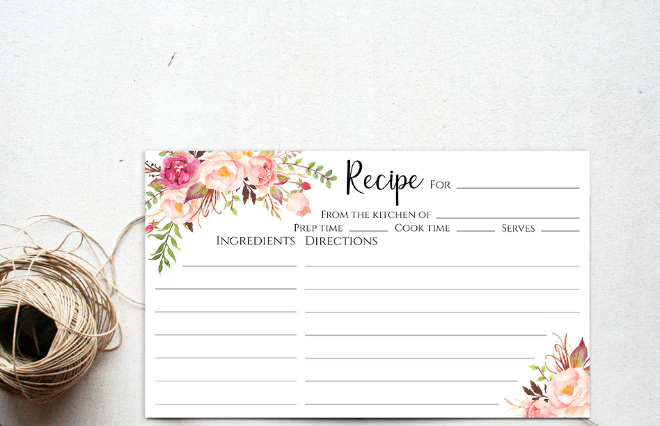 Best size for recipe cards