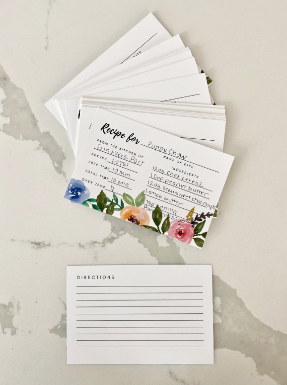 How to make recipe cards