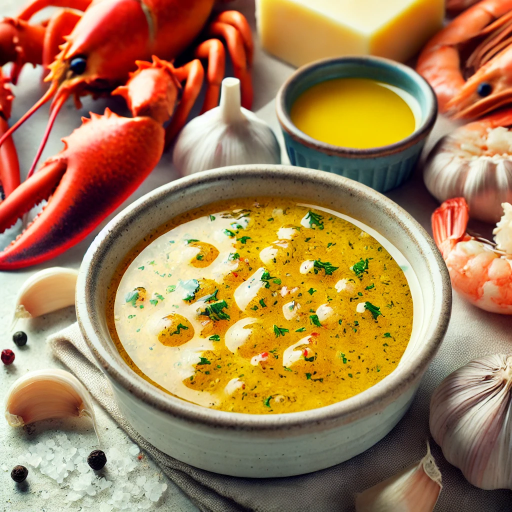 What is seafood butter sauce made of?