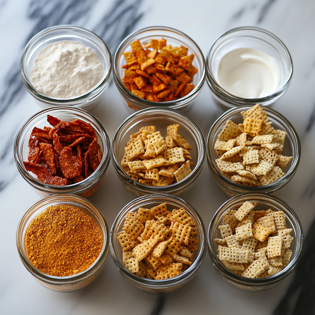 Chex Mix seasoning ingredients