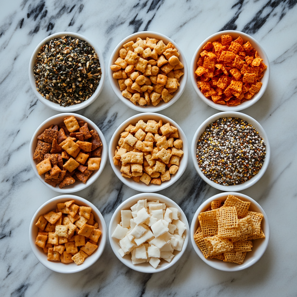 Chex Mix seasoning ingredients